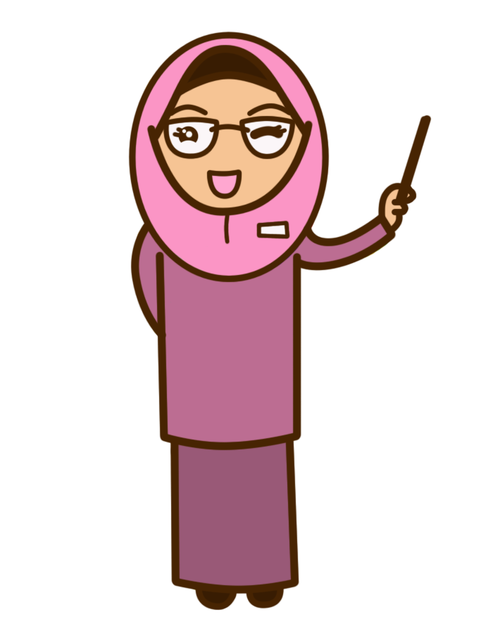 Islam Cliparts Pink Free Download Clip Art Muslim Teacher Cartoon
