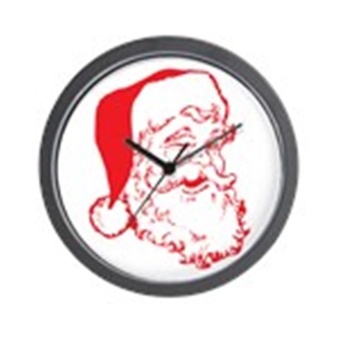 Santa Clip Art Wall Clock  Christmas  Holidays @ Stuffosaurus