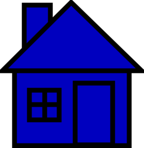 bluetie clipart house