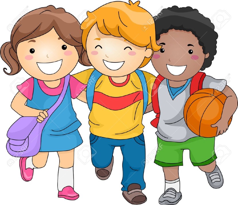 school children clipart png characters