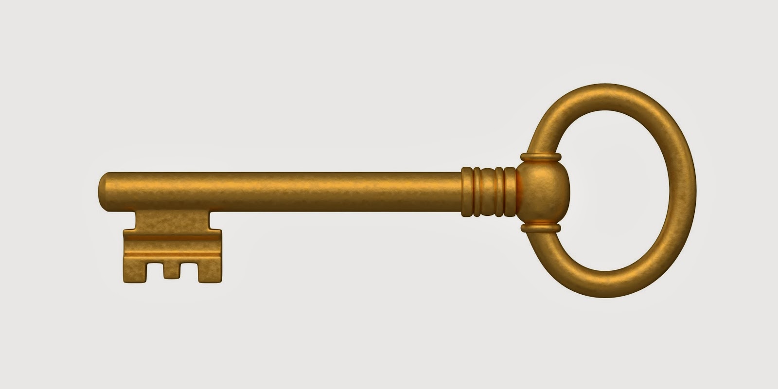 Gold silver key clipart