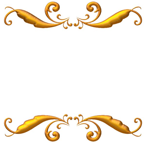 Gold Scroll Work Clipart