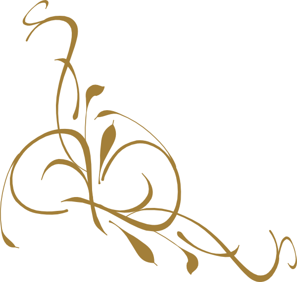 Gold Scroll Work Clipart