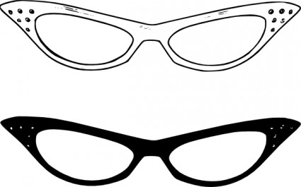 Round Glasses Clipart