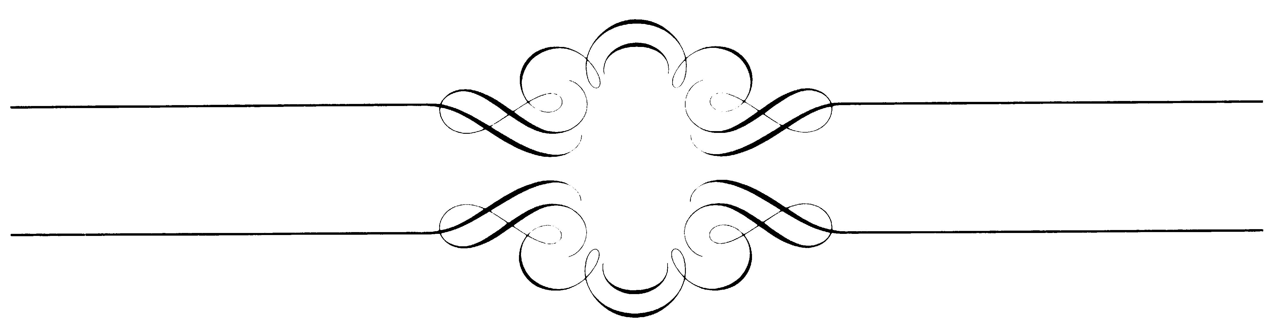 Caligraphy Line Clipart