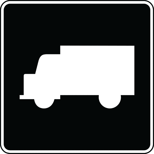 Truck, Black and White