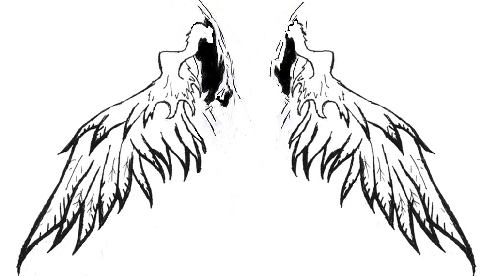 fallen angel wings tattoo designs - Clip Art Library