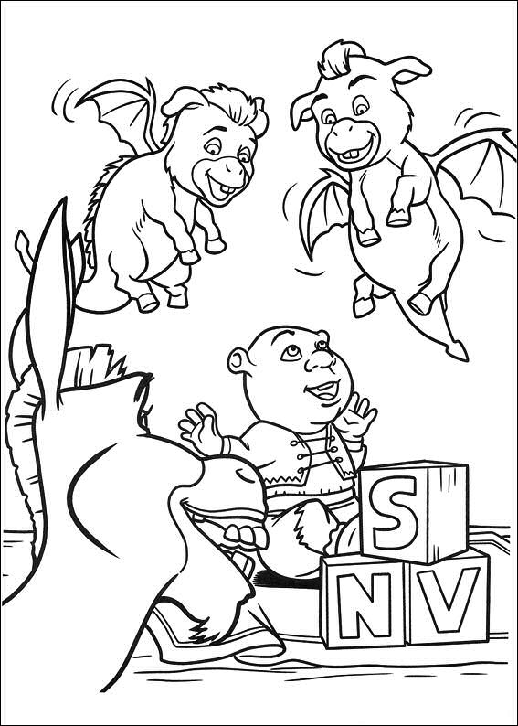 ? Coloring Page Shrek: Animated Image, Gifs, Pictures