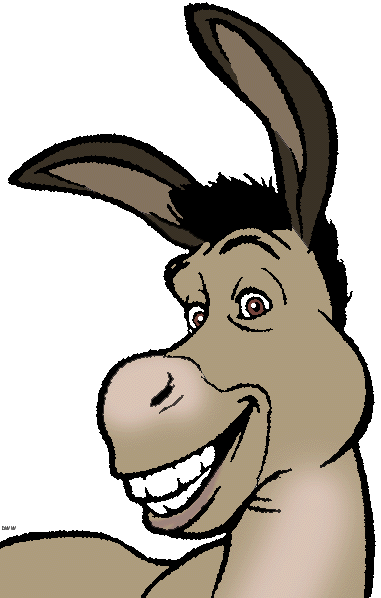 Donkey From Shrek Cartoon Clip Art Library