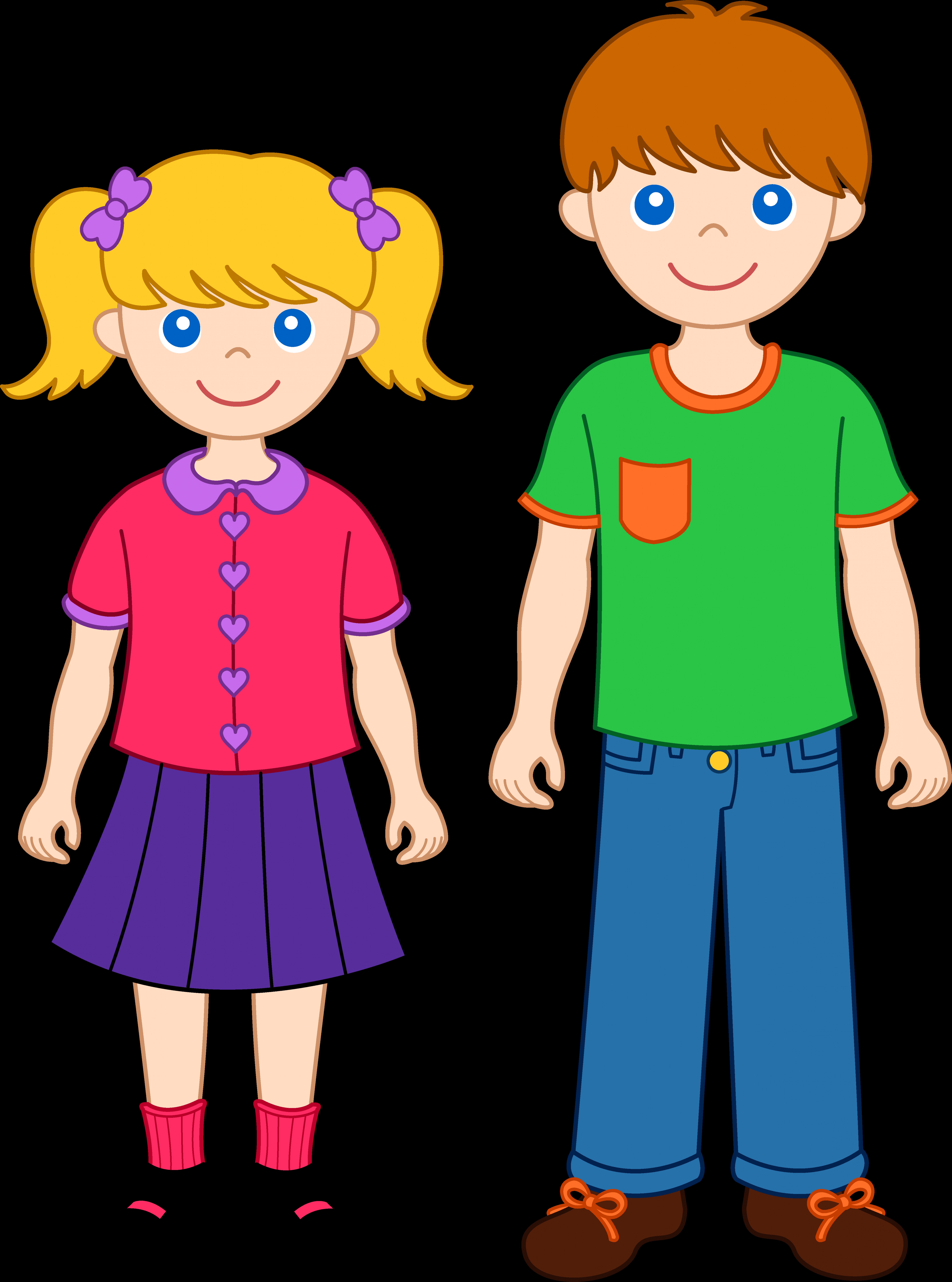 Exclusive Two Sisters Clip Art Design