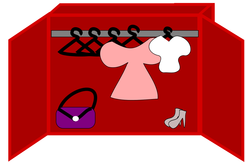 Clothes Closet Clipart