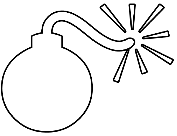 Clip Art Cartoon Bomb Clipart