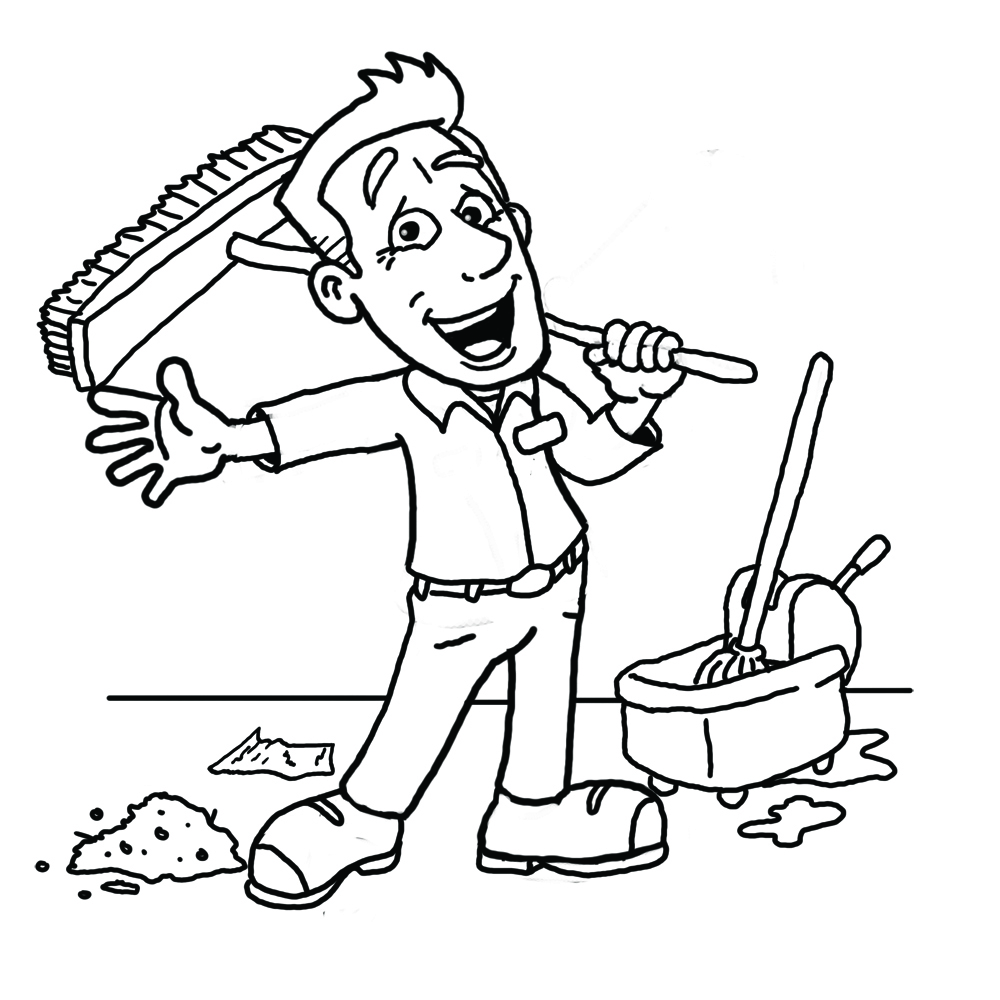 Yard Cleaning Clipart