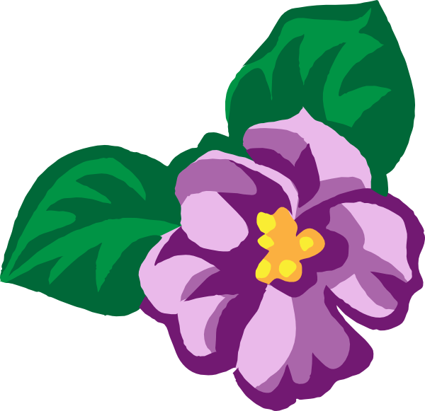 Free Violet Flower Cliparts, Download Free Violet Flower Cliparts png