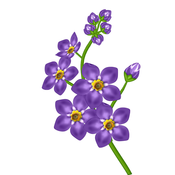 Free Violet Flower Cliparts, Download Free Violet Flower Cliparts png