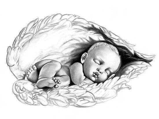 baby with angel wings - Clip Art Library