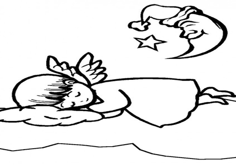 Coloring Sheet Of Sleeping coloring page, coloring image, clipart