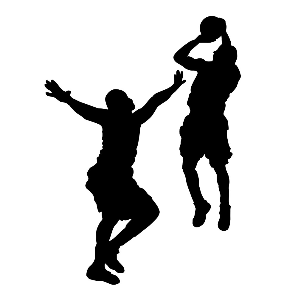 Shooting in basketball clipart