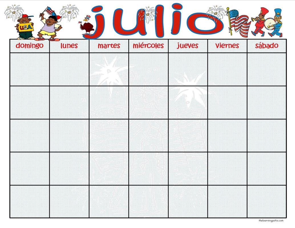teaching espanol print a blank spanish calendar blank spanish