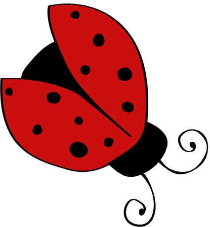 red ladybug clipart pink