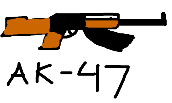 Clip Arts Related To : ak47 gun pic transparent. 