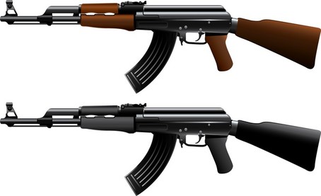 AK 47, Vector Image