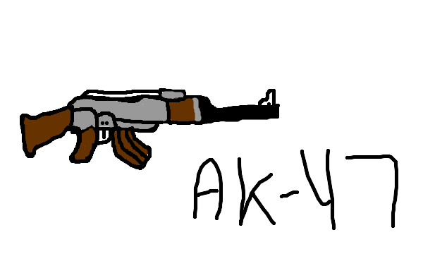 Ak 47 Drawing