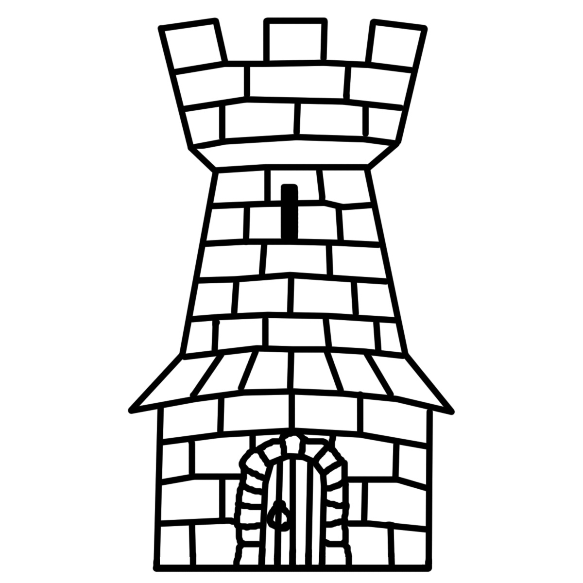 Castle tower clip art