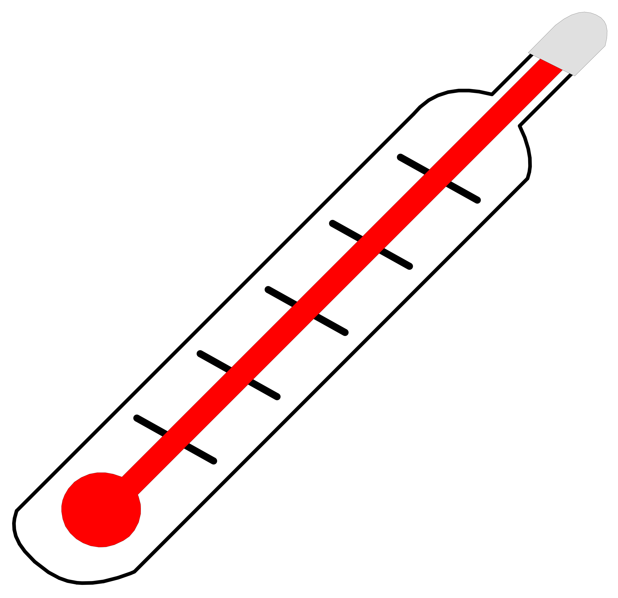 Hot And Cold Thermometer Clip Art