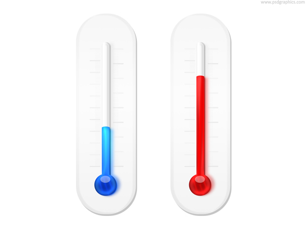 Hot And Cold Thermometer Clip Art