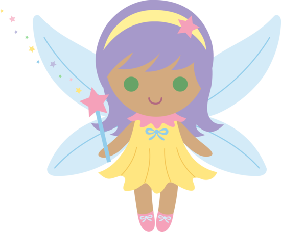 Purple fairy clipart