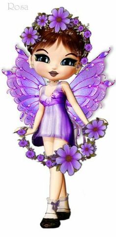 pretty cartoon fairy