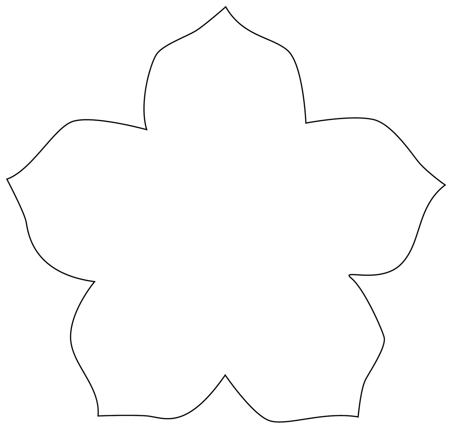 Printable Flower Shapes To Cut Out