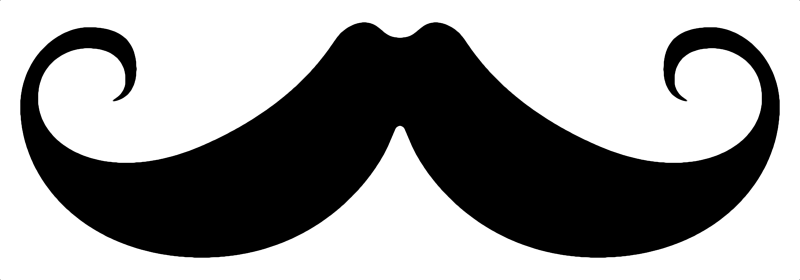 French mustache clipart