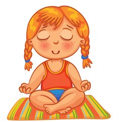 Relaxing clipart for kids