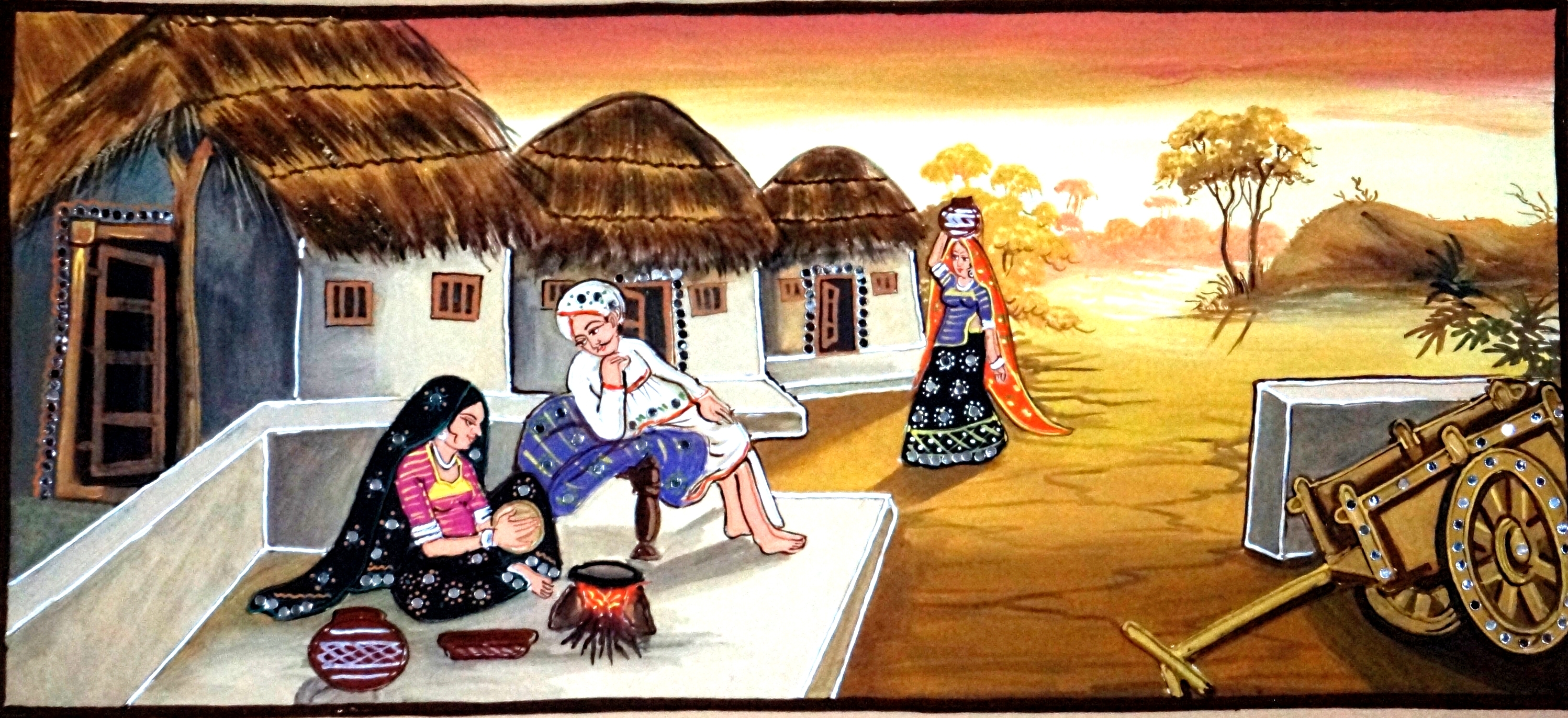 indian village clipart - Clip Art Library