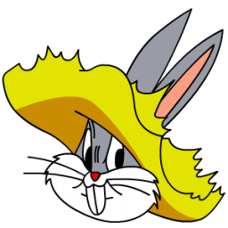 Bugs Bunny With Straw Hat Icon, PNG ClipArt Image