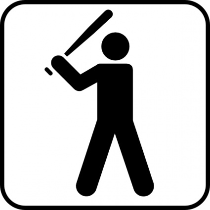 Baseball Tail Font Vector