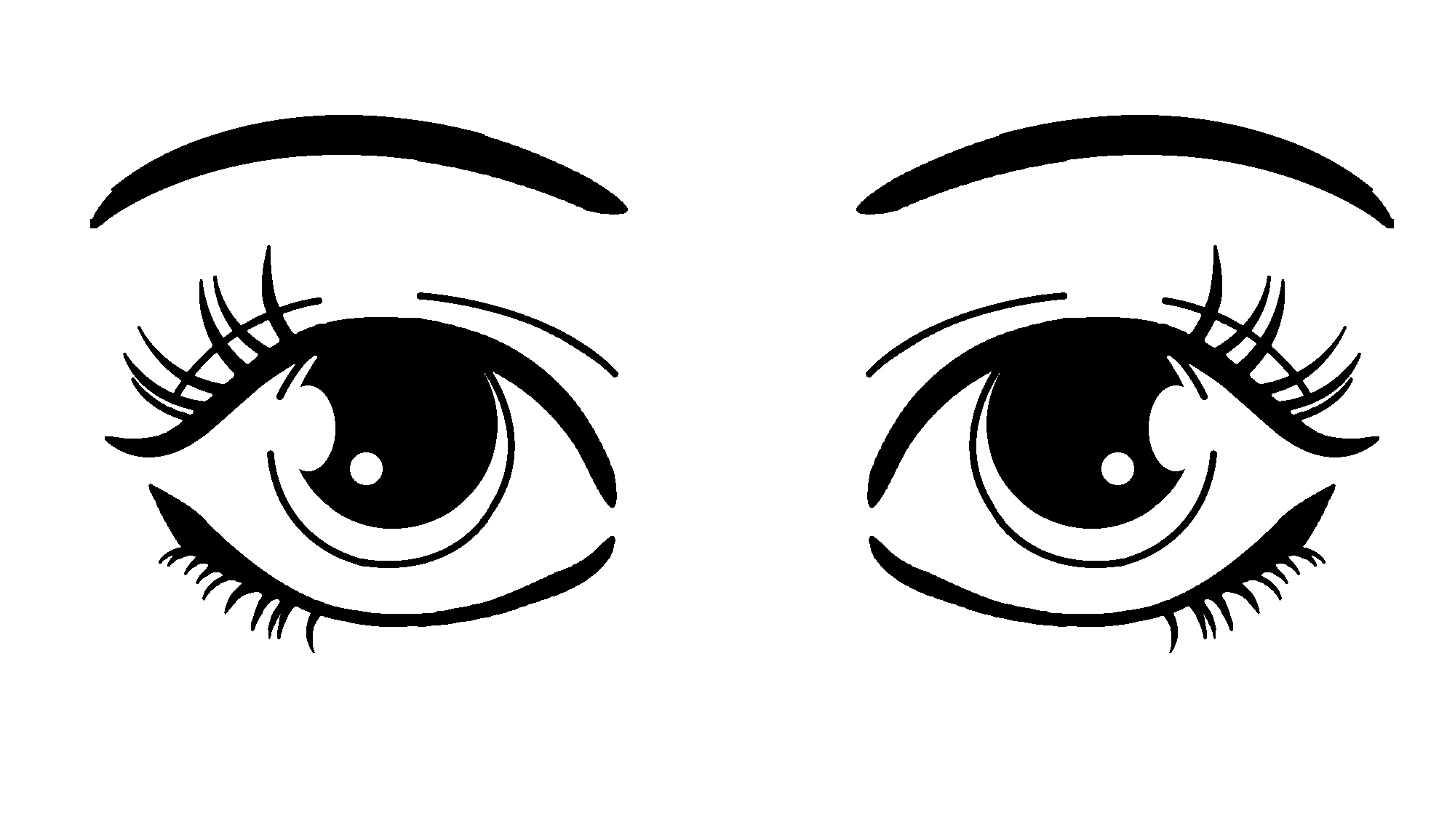 Free Eyes Outline Cliparts, Download Free Eyes Outline Cliparts png