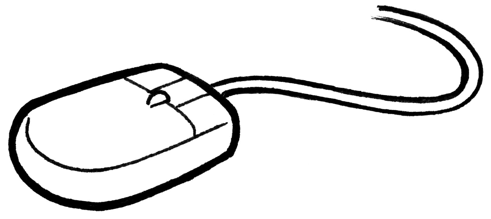 Computer mouse cartoon clipart