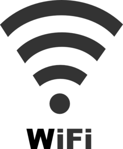 Wifi Icon With Text Clip Art at Clker