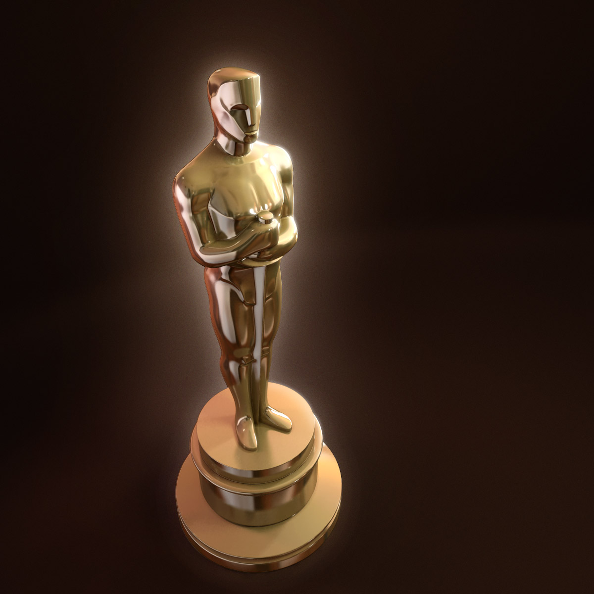Oscar statue movie award clip art