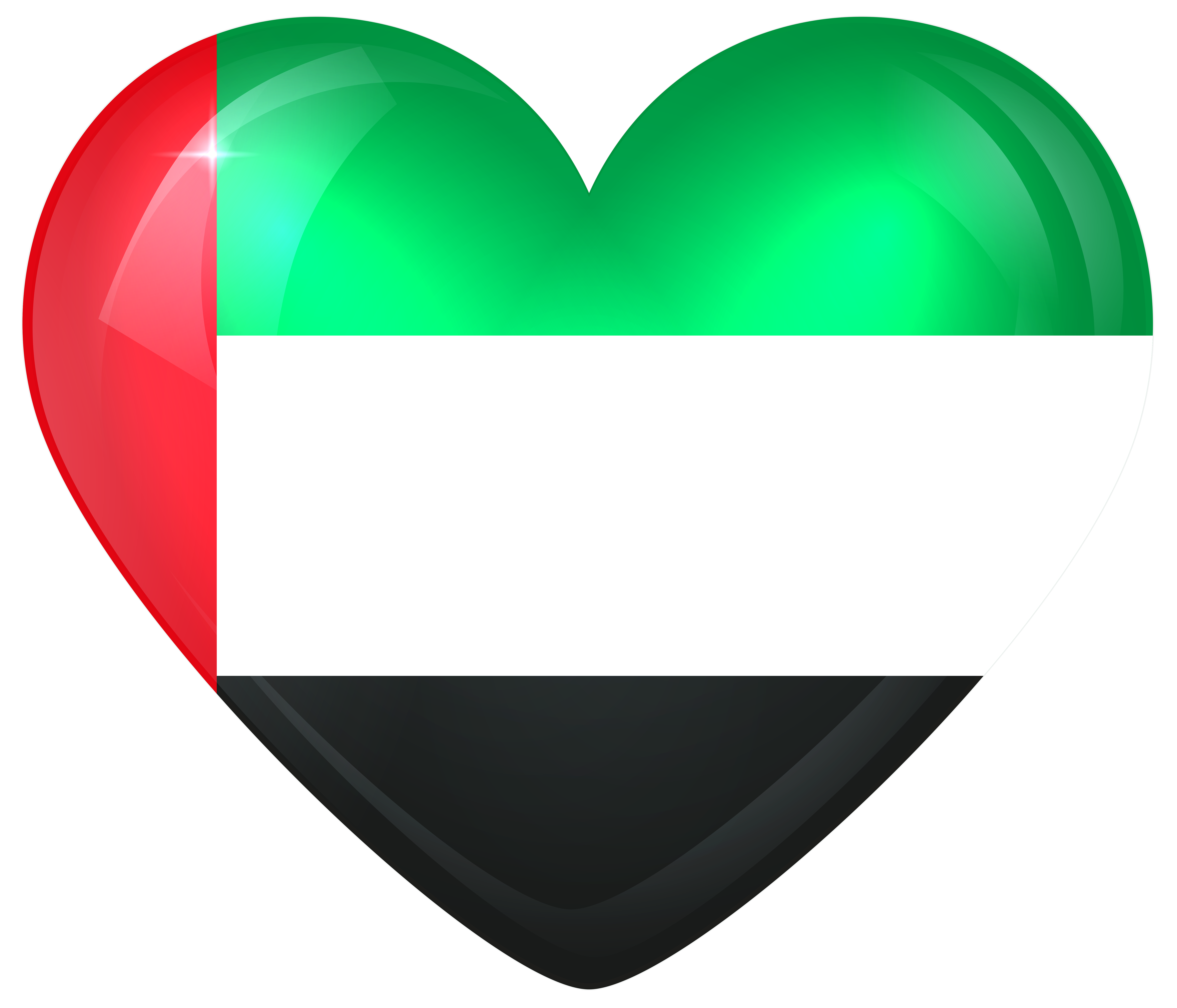 United Arab Emirates Large Heart Flag?m=1449178079