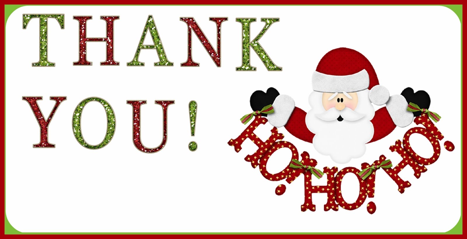 Image result for cartoon santa saying thank you