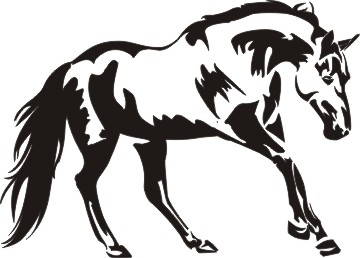 Quarter horse clip art