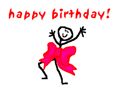 Happy Birthday Dancing Clipart