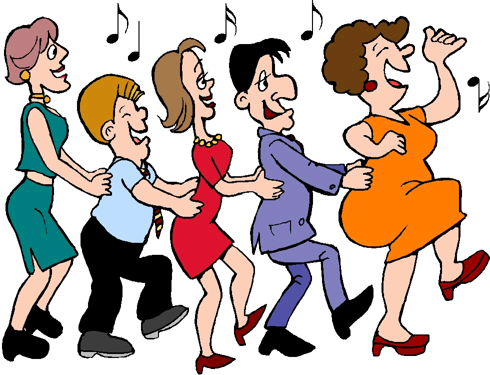 Line Dance Exercise Clipart