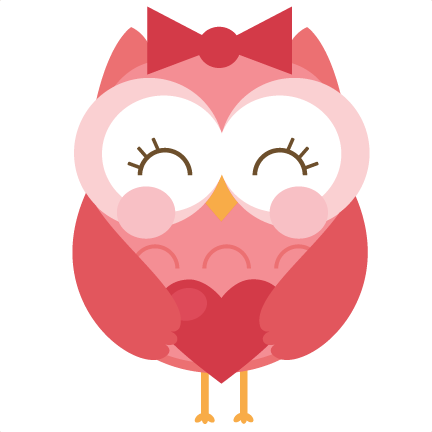 Happy valentines day owl clipart