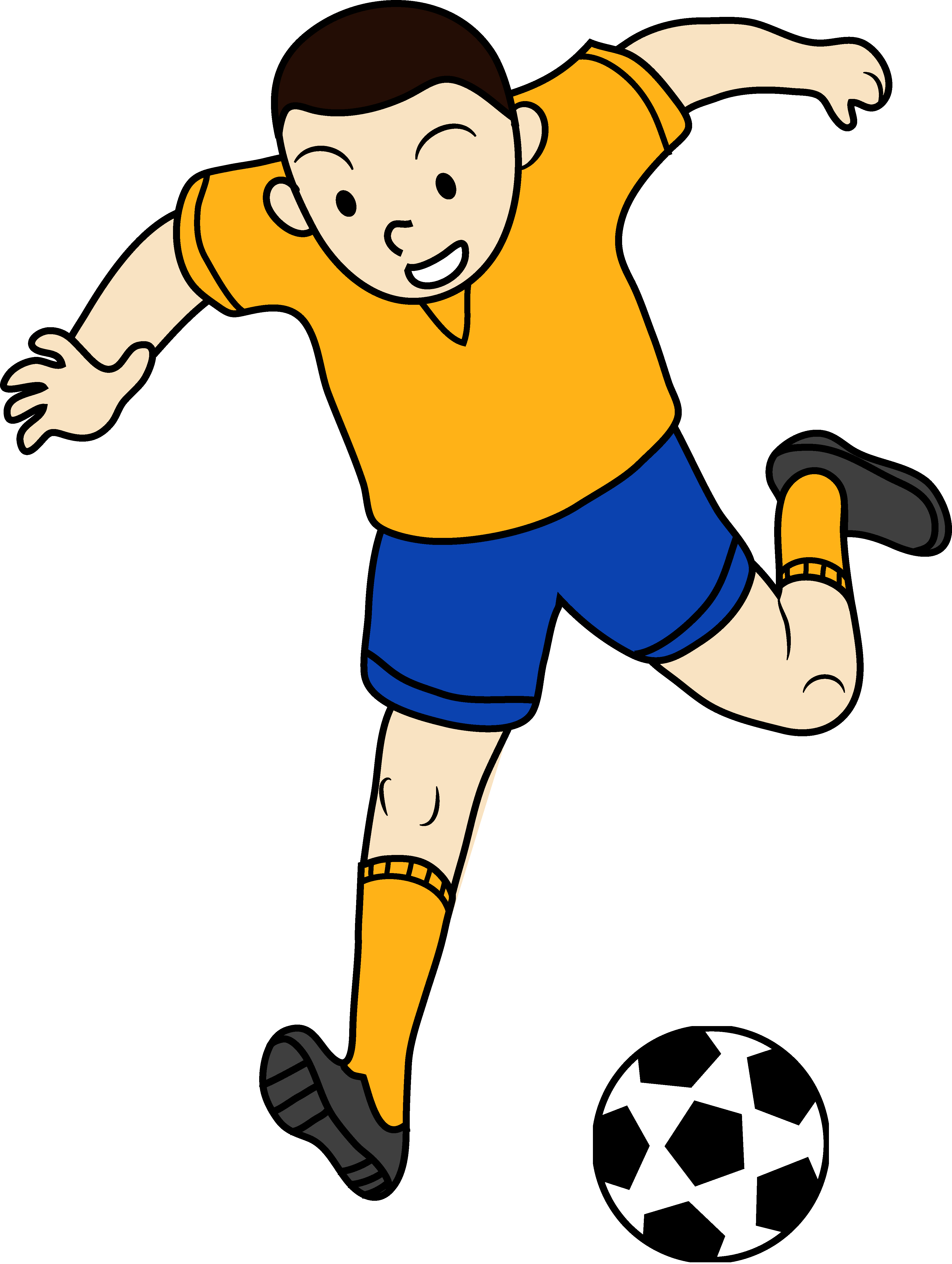 simple football players clipart