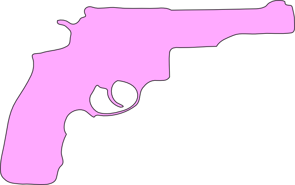 Pink Pistol Clipart